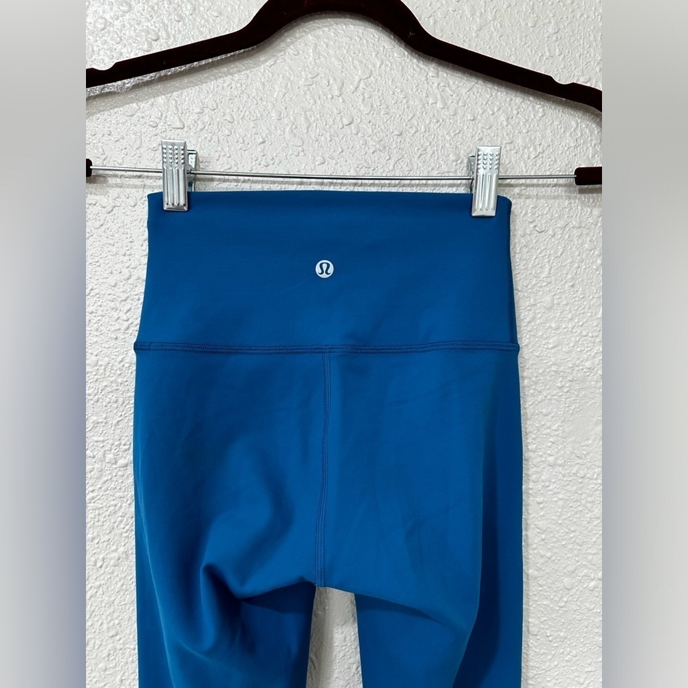 Lululemon Wunder Under High Rise Legging in Deep Marine Size 2 28” - Picture 6 of 10